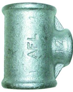 Galvanised reducing Tee